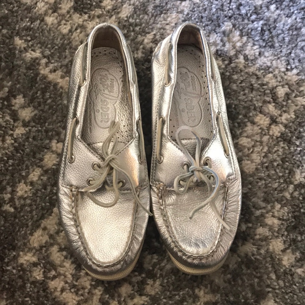 Silver sorry size 8